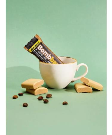 BombBar Protein bars in chocolate without sugar Mokkachino 12pcs - Buy Online on GoSupps.com