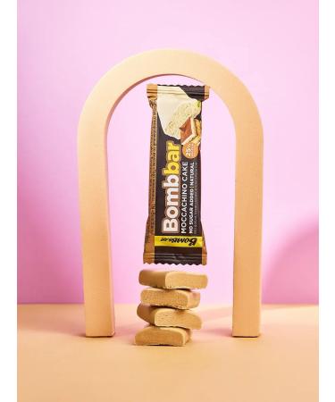 BombBar Protein bars in chocolate without sugar Mokkachino 12pcs - Buy Online on GoSupps.com
