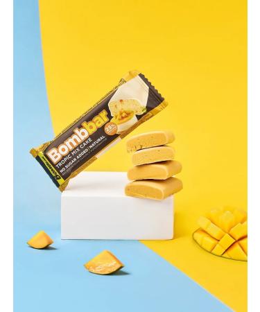 BombBar Protein bars in chocolate without sugar tropics 12pcs - Buy Online on GoSupps.com
