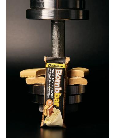 BombBar Protein bars in chocolate without sugar Mokkachino 30pcs - Buy Online on GoSupps.com