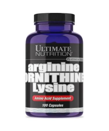 Ultimate Nutrition Amino acids Arginine Ornithine Lysine 100 capsules