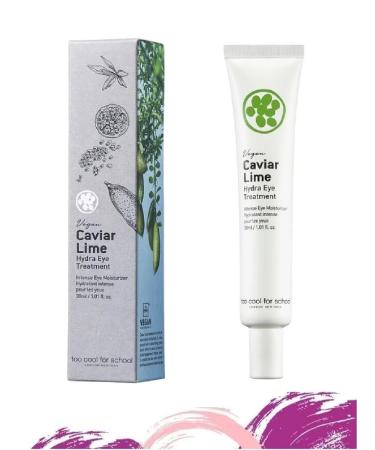 too cool for school Skin cream around the eyes with an extract of icride lime