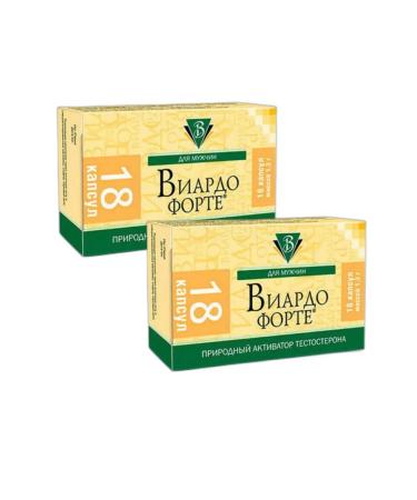 DIOD Plant of Environmental Technology and Eco-Nutrition PJSC Viardot Fortu 18 capsules for men. 2pcs - Buy Online on GoSupps.com