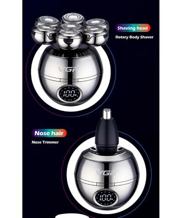 Professional barber salon Multifunctional electric shock with nozzles of 5 in 1 V-315 - Buy Online on GoSupps.com