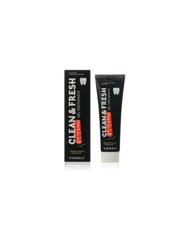 CONSLY Clean & Fresh toothpaste with bamboo coal and
