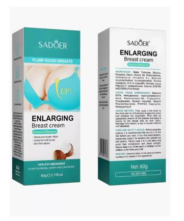 women's home Cream for breast and buttocks with coconut extract - Buy Online on GoSupps.com