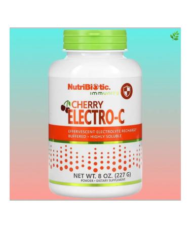 NutriBiotic Vitamin C and electrolytes powder 227 g cherry