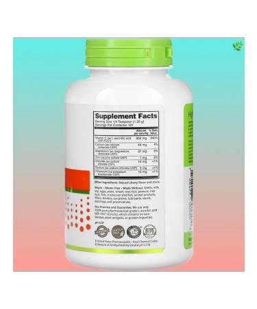 NutriBiotic Vitamin C and electrolytes powder 227 g cherry - Buy Online on GoSupps.com