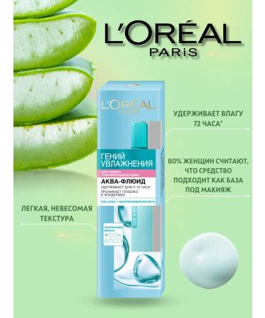 L'OREAL PARIS Aqua-fluid for the face - Buy Online on GoSupps.com