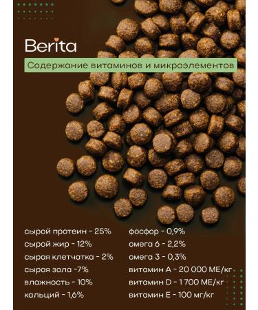 BERITA Dry food for dogs hypoallergenic 10 kg - Buy Online on GoSupps.com