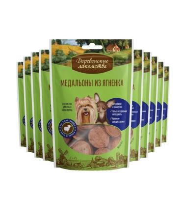 Country delicacies Medallions of lamb for dogs of small rocks 10 pcs x 55g - Buy Online on GoSupps.com
