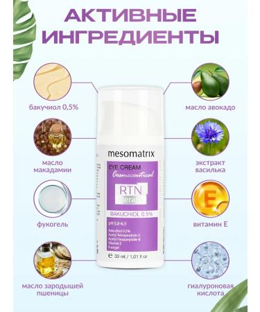 Mesomatrix Professional Eye cream with Bakuchiol Mestrotix - Buy Online on GoSupps.com