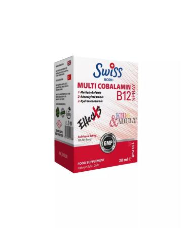 Swiss Vitamin B12 in the form of a spray and drops. - Buy Online on GoSupps.com