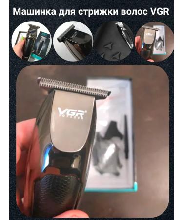 VGR Trimmer for beard and hair 5 nozzles - Buy Online on GoSupps.com