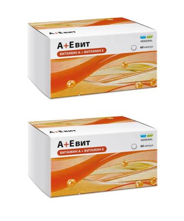 RENEWAL Aevit (a+e vit) caps. 330mg No. 60 - 2 packages