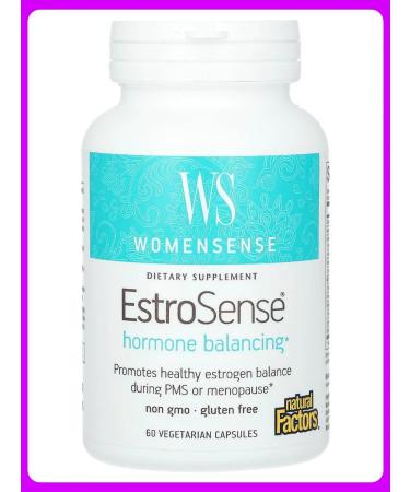 Natural Factors Womensense Estrosense Hormonal Balance 60 capsules