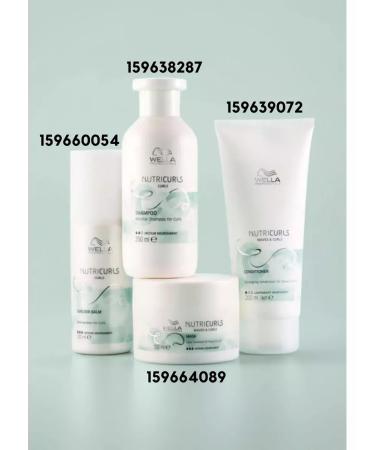 WELLA PROFESSIONALS Nutricurls curly and curly hair mask 150 ml - Buy Online on GoSupps.com