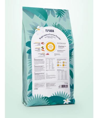 Florida Feed for dogs of medium breeds with chicken and apple 12+2 kg - Buy Online on GoSupps.com
