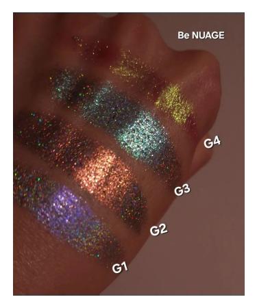 Nuage Eye Shadows multi -holographics turquoise dream - Buy Online on GoSupps.com