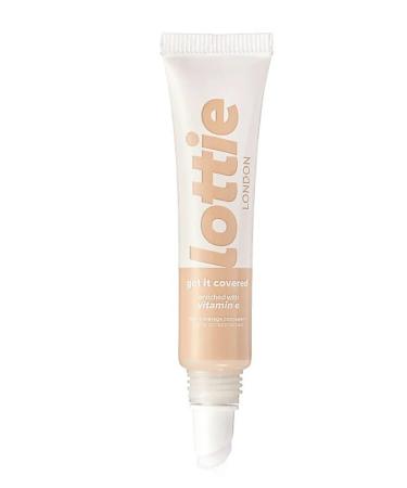 Lottie London Concealer with sponge Porcelain 8 ml - Buy Online on GoSupps.com
