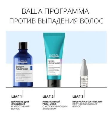 L'Oreal Professionnel Ampuls against hair loss 10pcs*6 ml - Buy Online on GoSupps.com