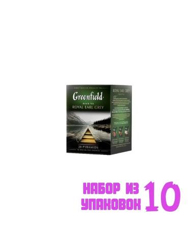 Greenfield Tea in the Royal Earl Grey 20 Pyr. (10 pcs) 6009006 - Buy Online on GoSupps.com