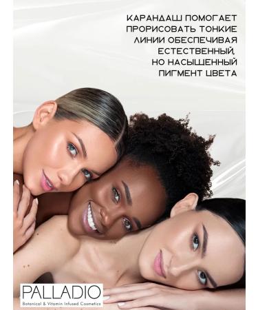 Palladio Eyebrow pencil with 03 auburn brush - Buy Online on GoSupps.com