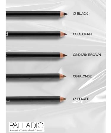 Palladio Eyebrow pencil with 03 auburn brush - Buy Online on GoSupps.com