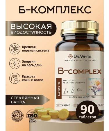 Dr White Complex of B vitamins B B-Complex Forte 90 Tab