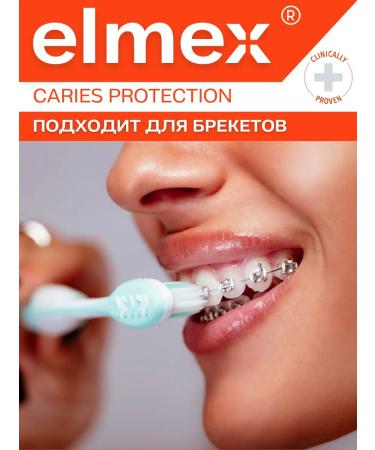 Elmex Toothpaste from caries and strengthening enamel 75ml - 2pcs - Buy Online on GoSupps.com