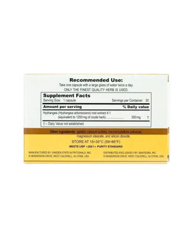 Santegra Hydrangea EX Hurse Extract set 2x30kaps - Buy Online on GoSupps.com