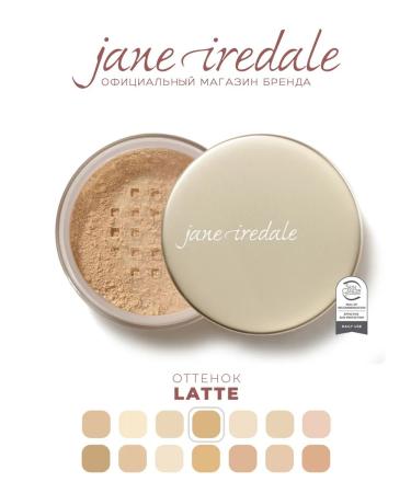 Jane Iredale Crumbly mineral powder SPF 20 LATTE color