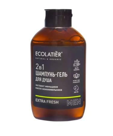 ECOLATIER Shampoo - Extra Fresh gel 400 ml