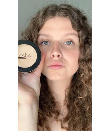 Aden Compact silky matte powder 02 beige - Buy Online on GoSupps.com
