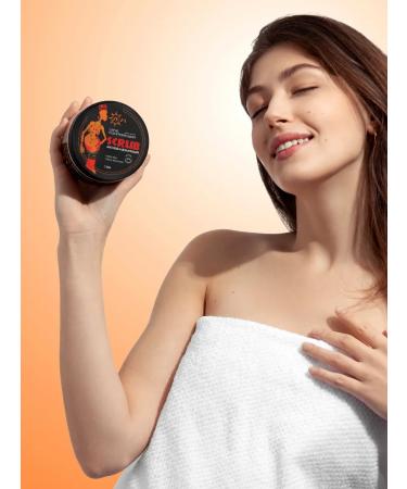 ZuVa Cosmetics Body scrub anti -cellulite salt warming up in the bathhouse - Buy Online on GoSupps.com