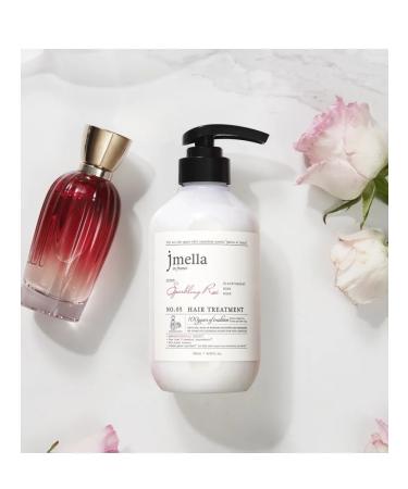 JMELLA Perfumed hair mask "Sparkling Rose" 500 ml - Buy Online on GoSupps.com