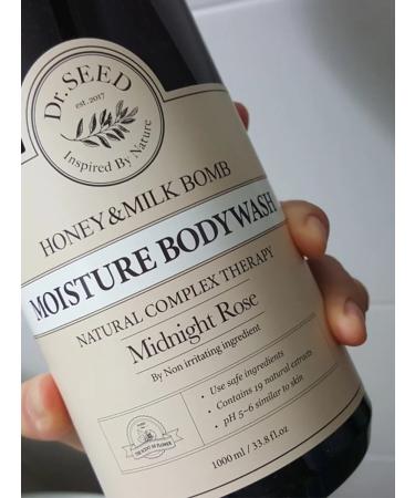 DrSeed Moisturizing shower gel Honey & Milk Bomb Midnight Rose - Buy Online on GoSupps.com