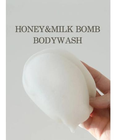 DrSeed Moisturizing shower gel Honey & Milk Bomb White Musk - Buy Online on GoSupps.com