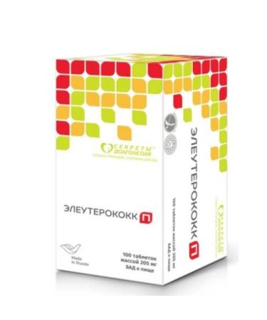 home medicine cabinet Eleutherococcus p 100 pcs. Drage 1 unity - Buy Online on GoSupps.com