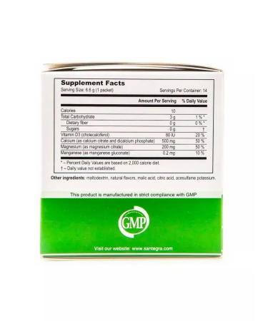 Santegra Camososten Camostens Calcium D3 for adults and children 3x14 sache - Buy Online on GoSupps.com