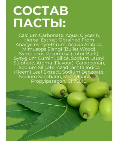 Dabur Toothpaste with NIMA extract + toothbrush 2 pcs - Buy Online on GoSupps.com