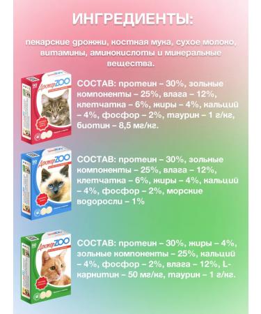 DoctorZOO Vitamin complex for cats - Buy Online on GoSupps.com