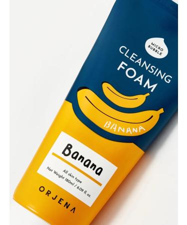 ORJENA Foam for washing Banana Cleansing 180 ml - Buy Online on GoSupps.com