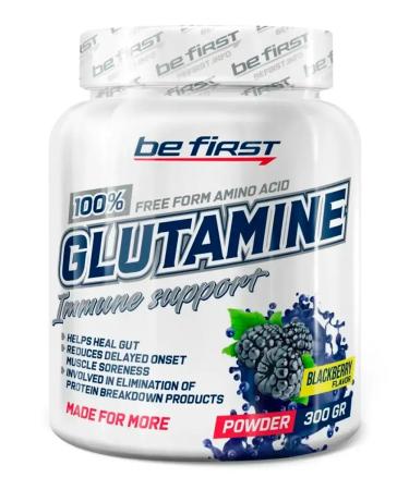 Be First Glutamine Powder 300g Black Glutamine