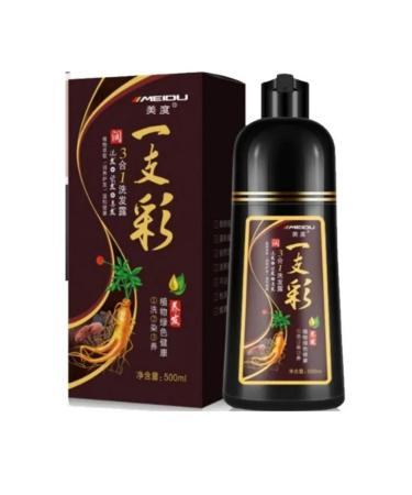 MEIDU Dark brown shampoo-hair coloring 3 in 1