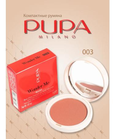 Pupa Facial blush Wonder Me Blush 003 satin - Buy Online on GoSupps.com