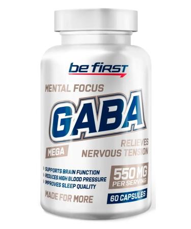 BeFirst Gaba GABA GABA 550mg 60 capsules