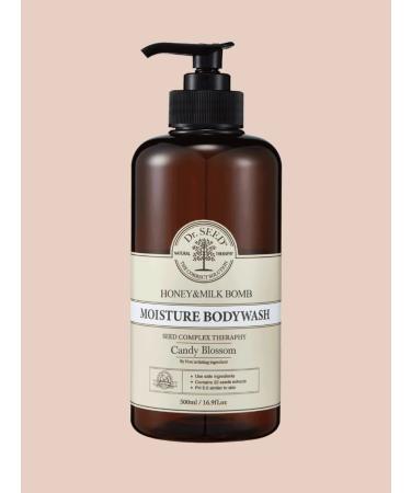DrSeed Moisturizing shower gel Honey & Milk Bomb Candy Blossom - Buy Online on GoSupps.com