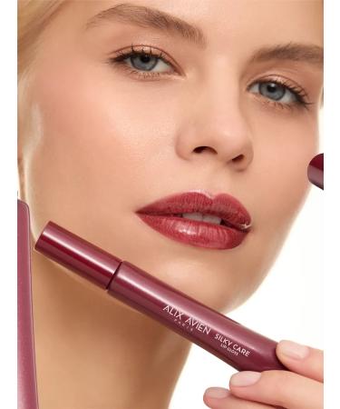 ALIX AVIEN Silky Care lip shine 310 Cherry Mauve - Buy Online on GoSupps.com