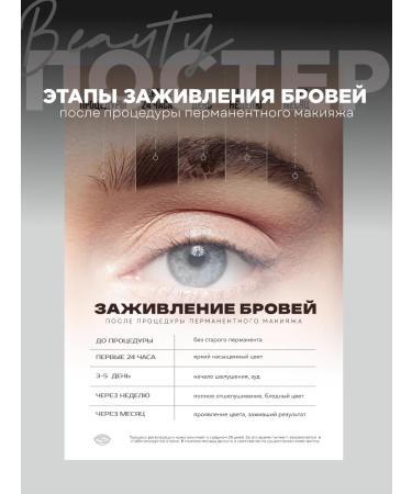 permanentprimeshop Poster Healing of eyebrows - Buy Online on GoSupps.com